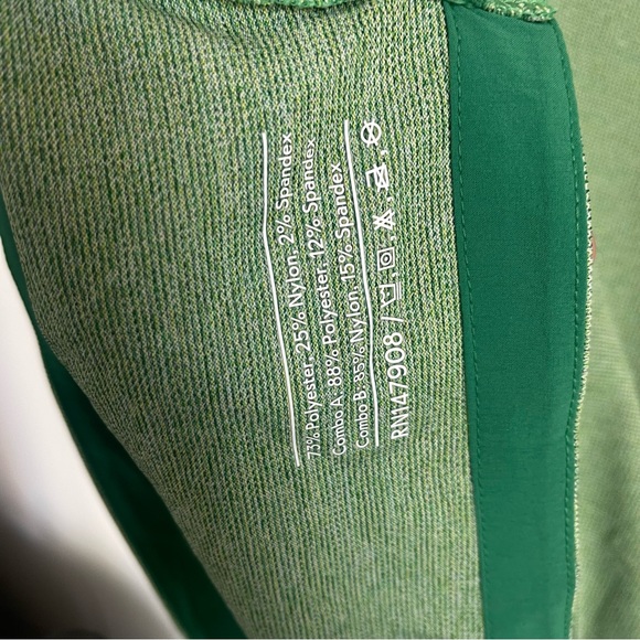 Outdoor Voices Green Short Sleeve Stretch Clubknit Polo - Picture 4 of 8